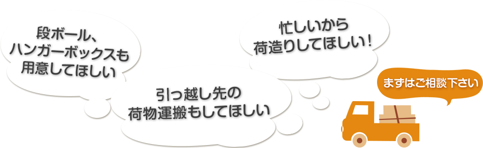 引越でお困りのこんな方